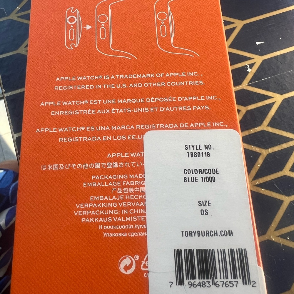 Tory Burch Vibrant Blue Smartwatch Case - Picture 3 of 6